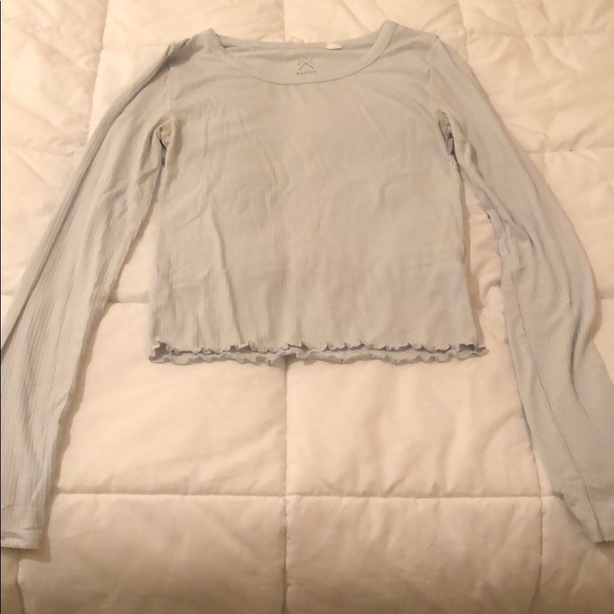 Light Blue Basic Long Sleeve